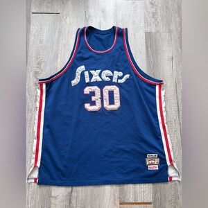 Mitchell & Ness HWC 76ers Throwback Jersey size 58
